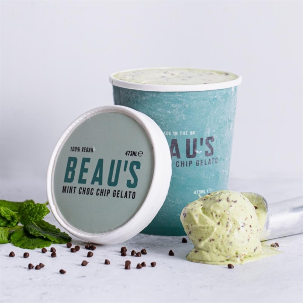 Beau's Gelato Mint Choc Chip Gelato 450ml