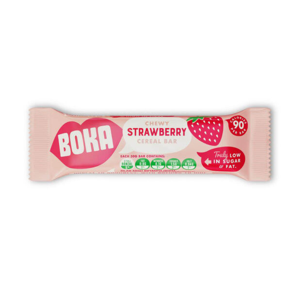 Boka Vegan Strawberry Cereal Bar 30g (Min. 6)