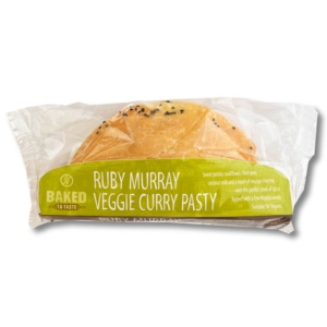 Baked to Taste Ruby Murray Vegi Curry Gluten Free Pasty 232g