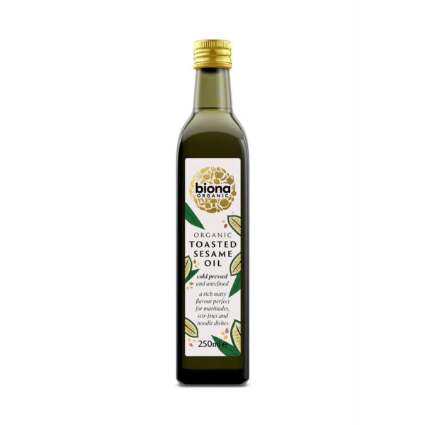 Biona Organic Cold Pressed Toasted Sesame Oil 250ml