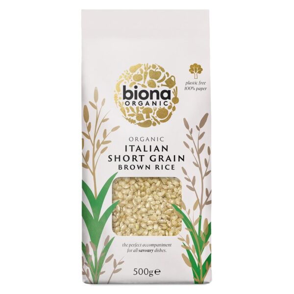 Biona Organic Italian Short Grain Brown Rice 500g