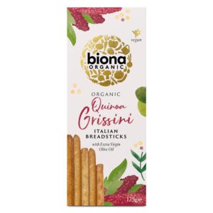 Biona Organic Quinoa Grissini 125g (Min. 2)