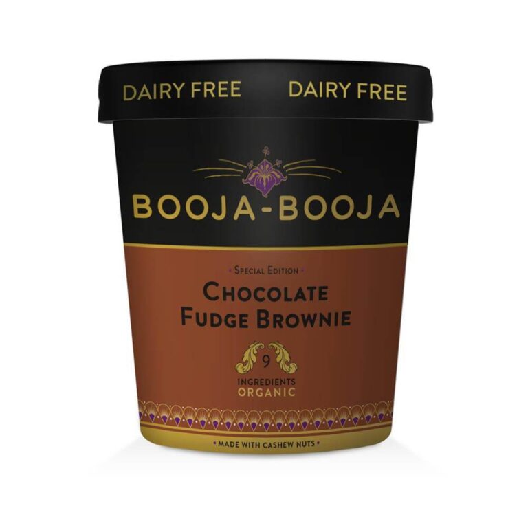 Booja-Booja Chocolate Fudge Brownie Dairy Free Ice Cream