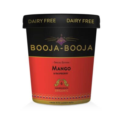 Booja-Booja Mango & Raspberry Dairy Free Ice Cream