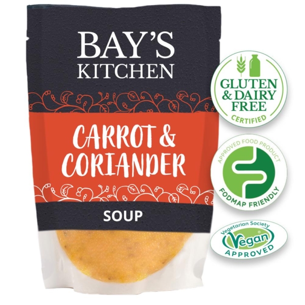 Bays Kitchen Carrot & Coriander Soup Low Fodmap 300g (Min. 2)