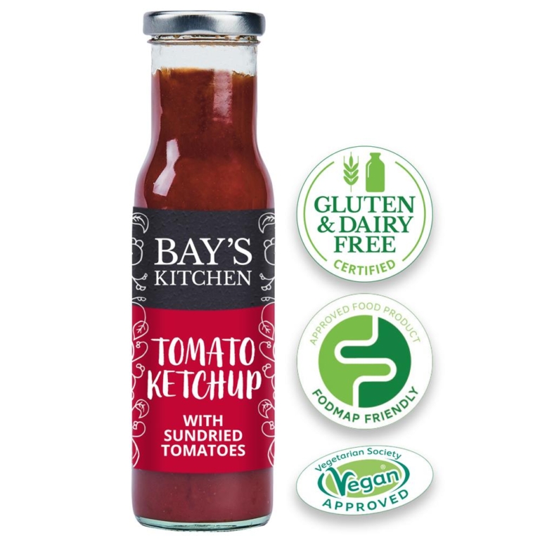 Bays Kitchen Tomato Ketchup Sundried Tomatoes Low FODMAP