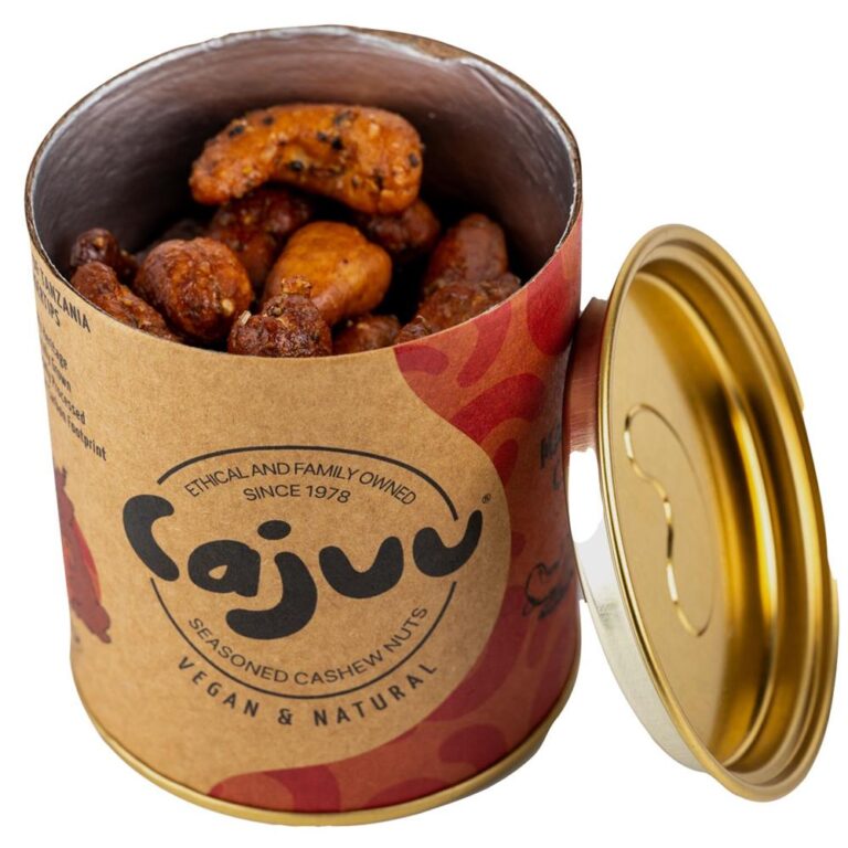 Cajuu Vegan Mango Moa Cashew Nut Tube