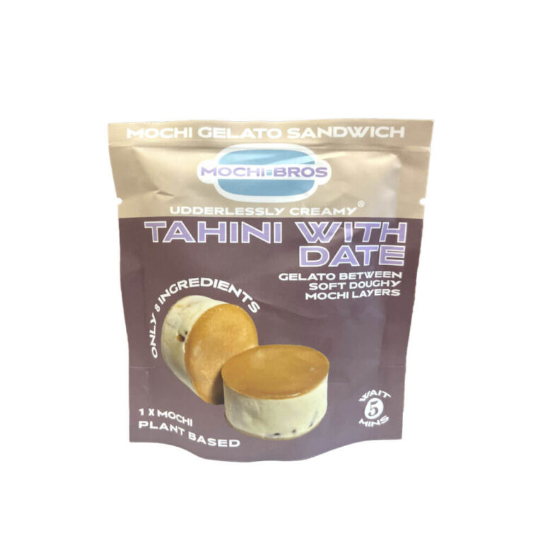 Mochi Bros Tahini With Date Mochi Gelato Sandwich