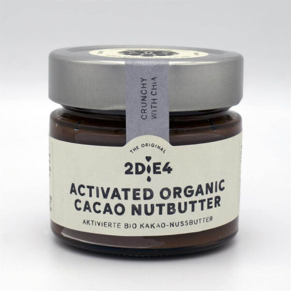 2DiE4 Live Foods Activated Organic Cacao Nutbutter Crunchy 170g