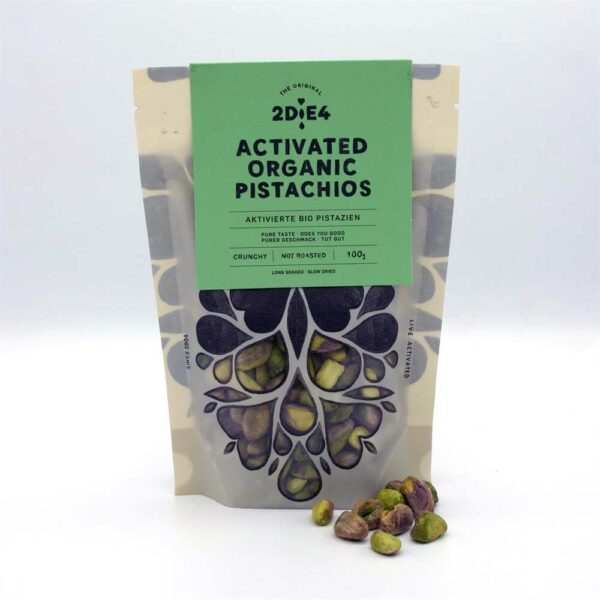 2DiE4 Live Foods Activated Organic Pistachios 100g