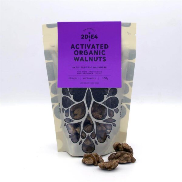 2DiE4 Live Foods Activated Organic Walnuts 100g