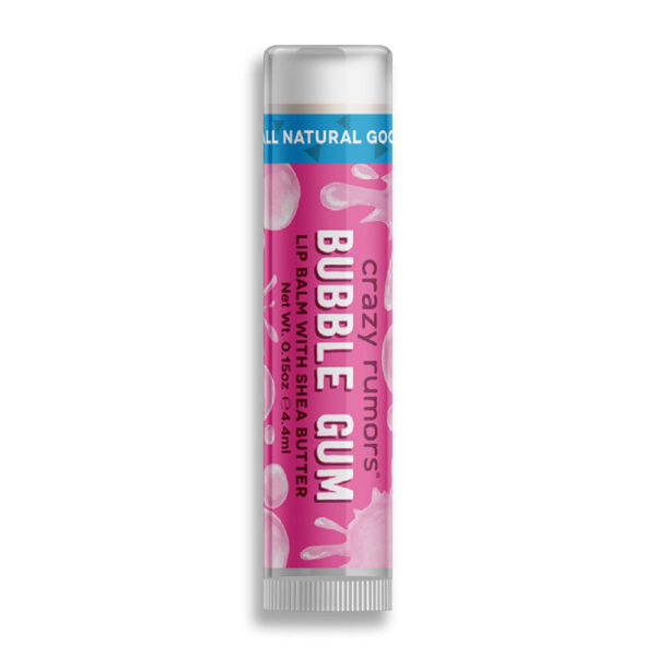 Crazy Rumors Bubble Gum Flavoured Lip Balm 4ml X 12
