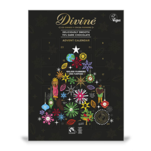 Divine Chocolate Fairtrade Dark Chocolate Advent Calendar 85g