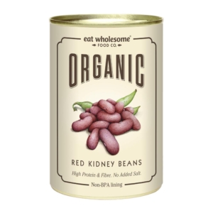 Eat Wholesome Organic Red Kidney Beans 400g (Min. 4)
