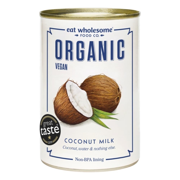 Eat Wholesome Organic Coconut Milk 400ml (Min. 2)