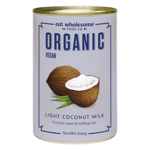 Eat Wholesome Organic Light Coconut Milk 400ml (Min. 2)