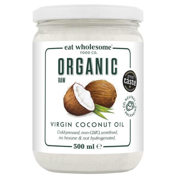 Eat Wholesome Organic Raw Cold-Pressed Virgin Coconut Oil 500ml