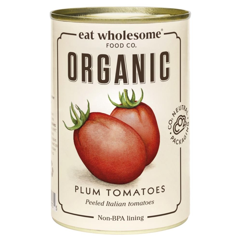 Eat Wholesome Organic Peeled Plum Tomatoes