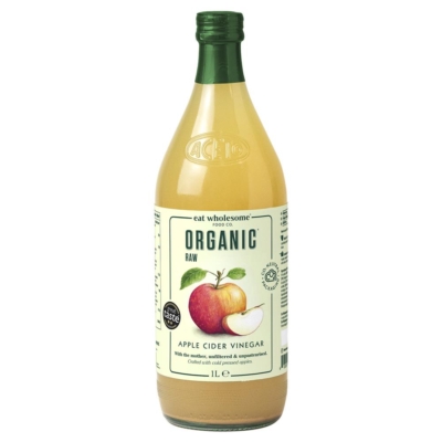 Eat Wholesome Organic Raw Apple Cider Vinegar With The Mother