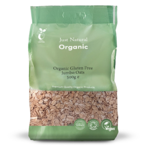 Just Natural Organic Gluten Free Jumbo Oats 500g