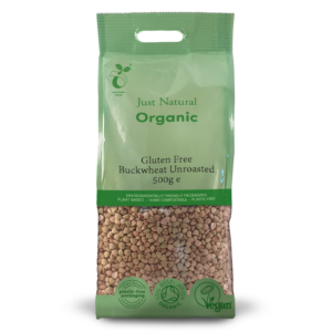 Just Natural Organic Gluten Free Buckwheat Unroasted 500g