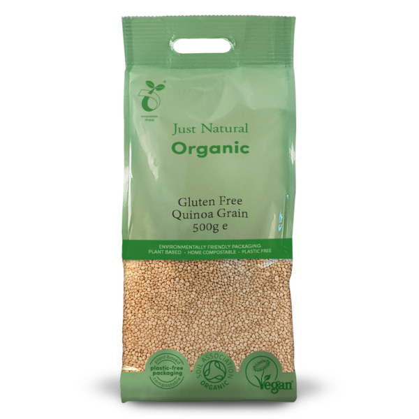 Just Natural Organic Gluten Free Quinoa Grain 500g