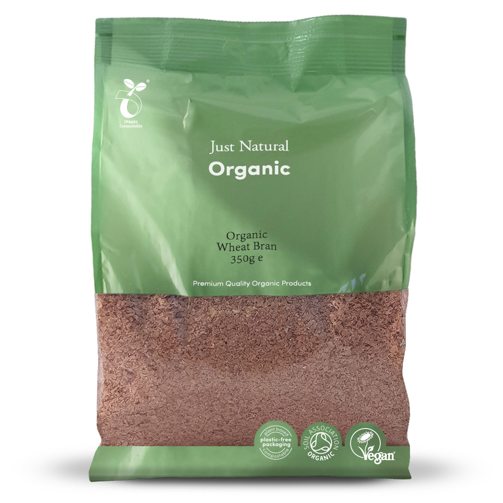 Just Natural Organic Wheat Bran 350g
