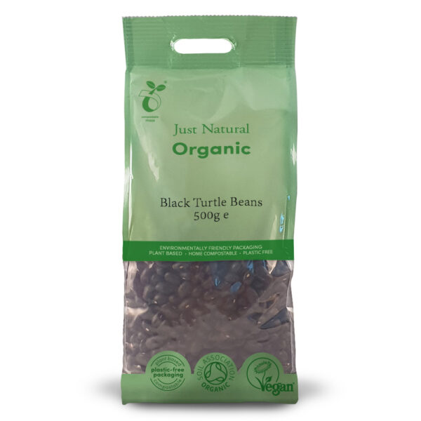 Just Natural Organic Black Turtle Beans 500g