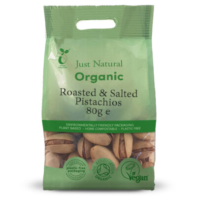 Just Natural Organic Roasted & Salted Pistachios in Shell