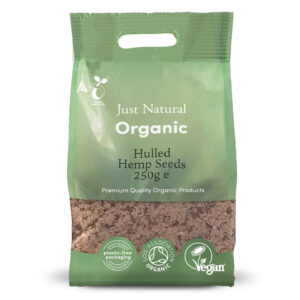 Just Natural Organic Hemp Seeds Hulled 250g