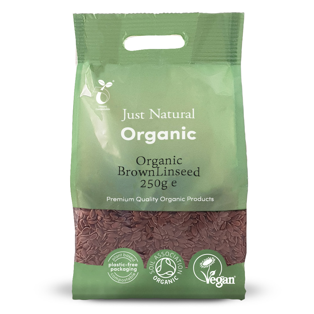 Just Natural Organic Brown Linseed 250g