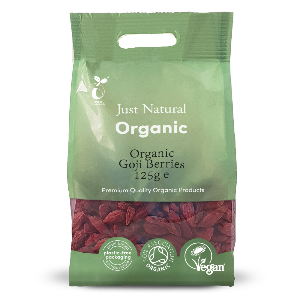 Just Natural Organic Goji Berries 125g