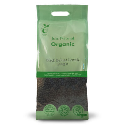Just Natural Organic Black Beluga Lentils