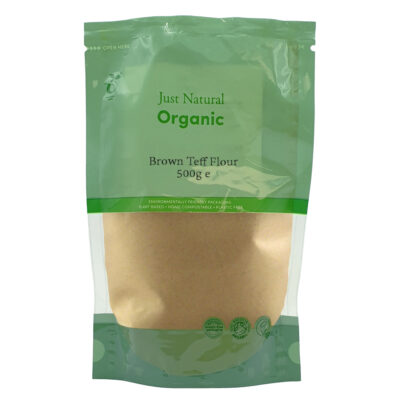 Just Natural Organic Teff Flour - Brown