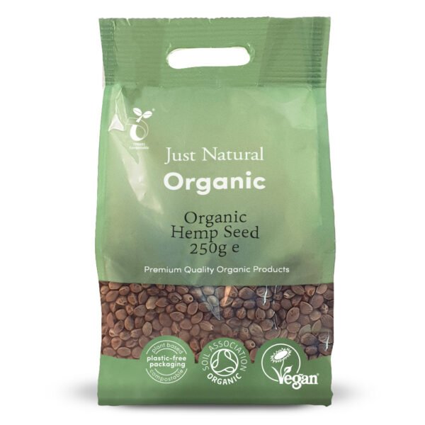 Just Natural Organic Hempseed Whole 250g