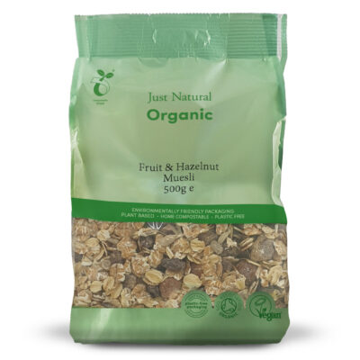 Just Natural Organic Fruit & Hazelnut Muesli