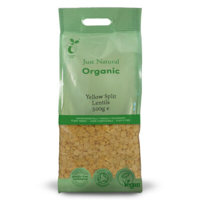 Just Natural Organic Yellow Split Lentils