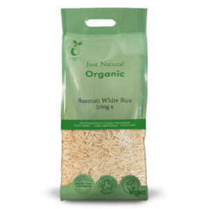 Just Natural Organic Basmati White Rice 500g