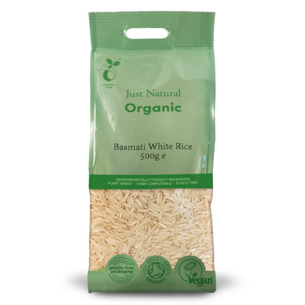 Just Natural Organic Basmati White Rice 500g