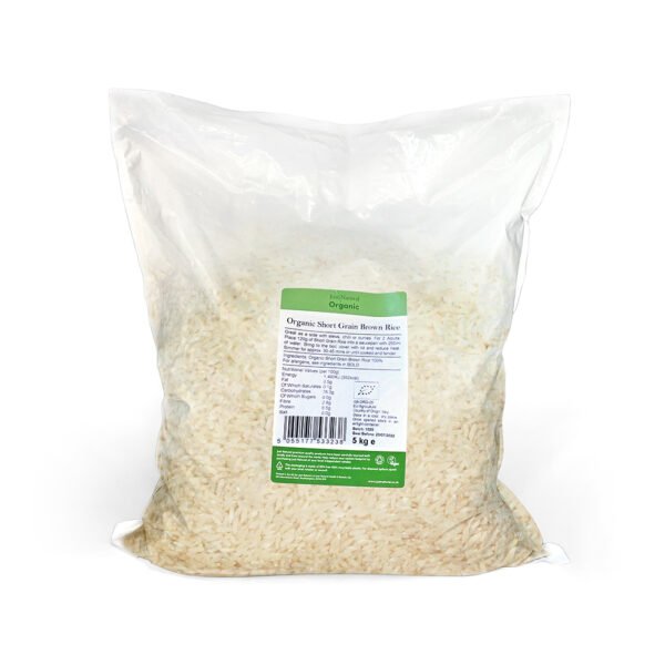Just Natural Organic Short Grain Brown Rice 5kg