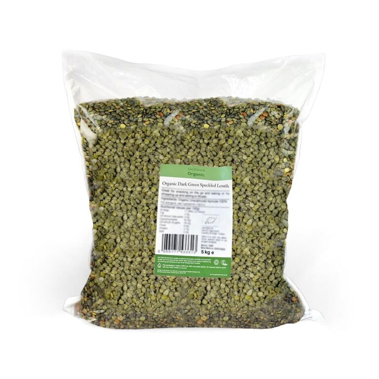 Just Natural Organic Dark Green Speckled Lentils