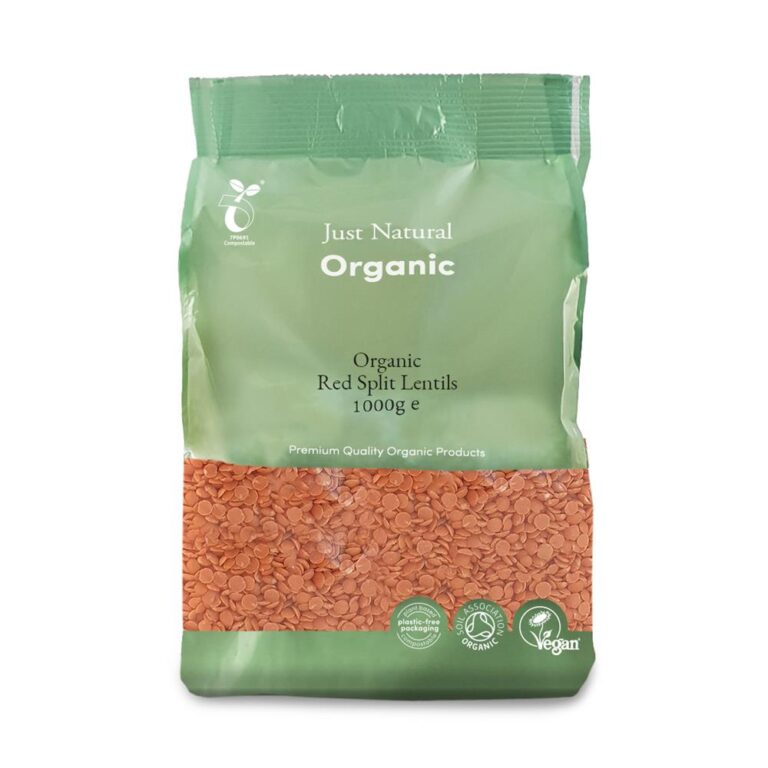 Just Natural Organic Red Split Lentils