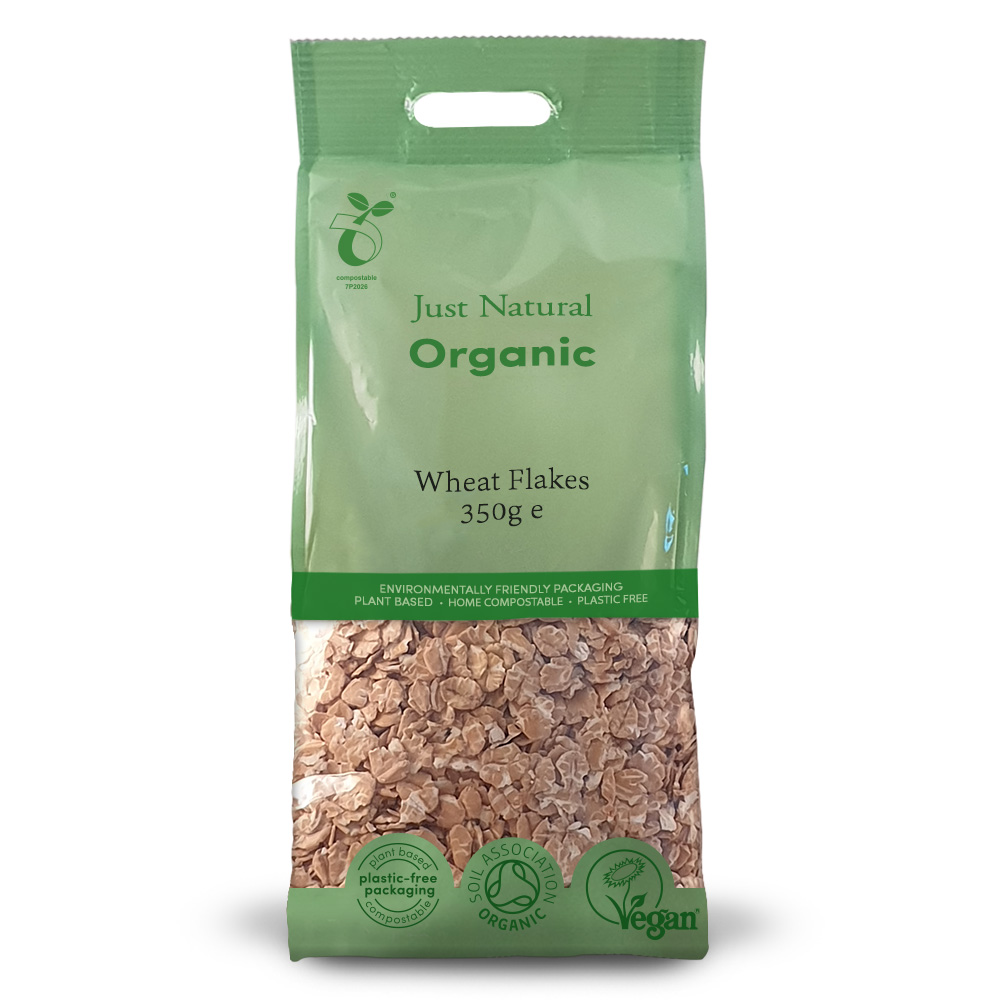 Just Natural Organic Wheat Flakes 350g