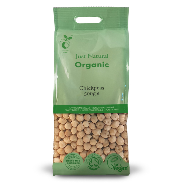 Just Natural Organic Chickpeas 500g