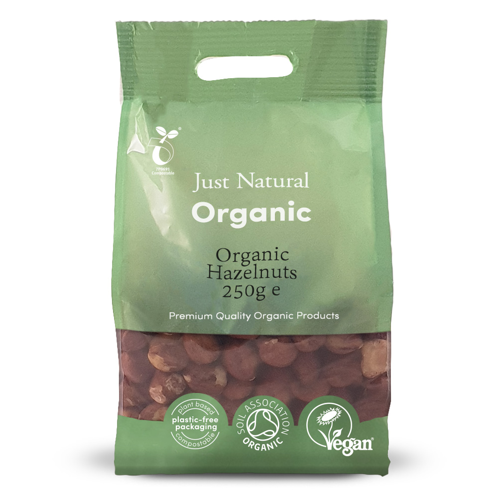 Just Natural Organic Hazelnuts 250g