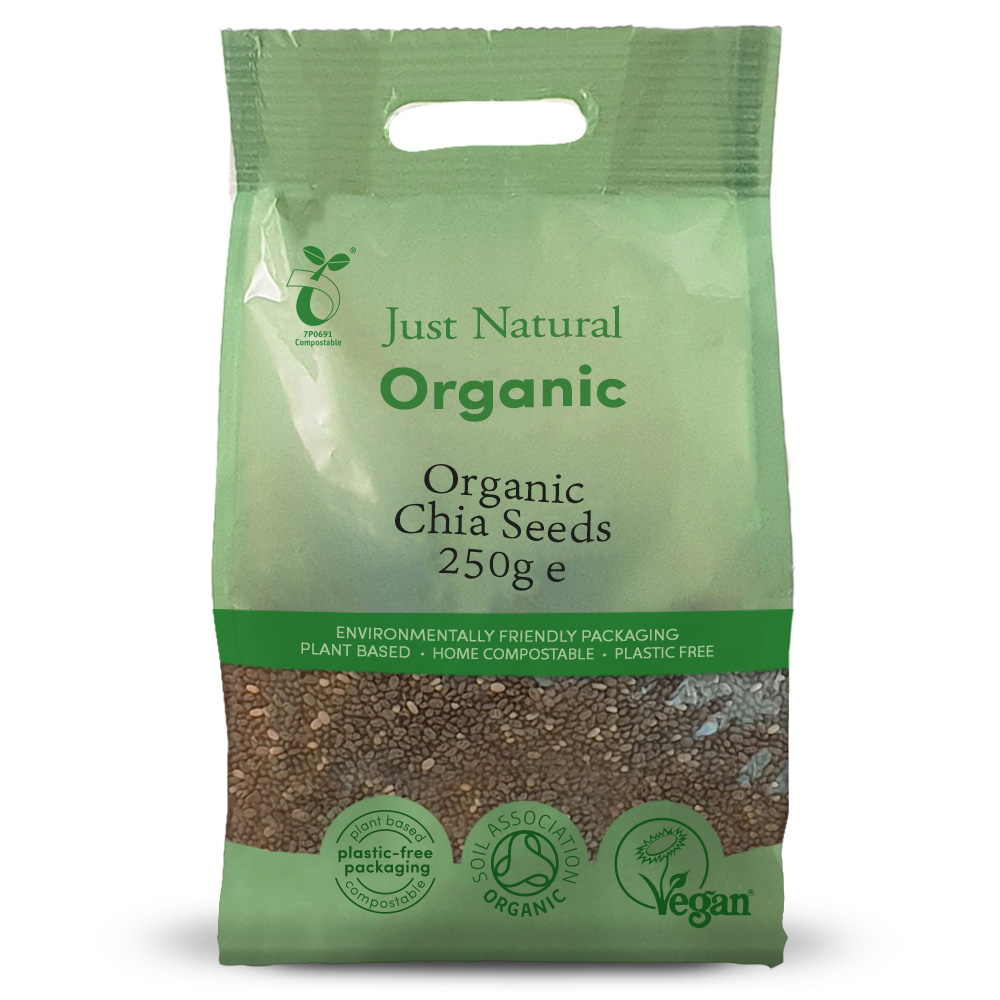 Just Natural Organic Chia Seeds 250g