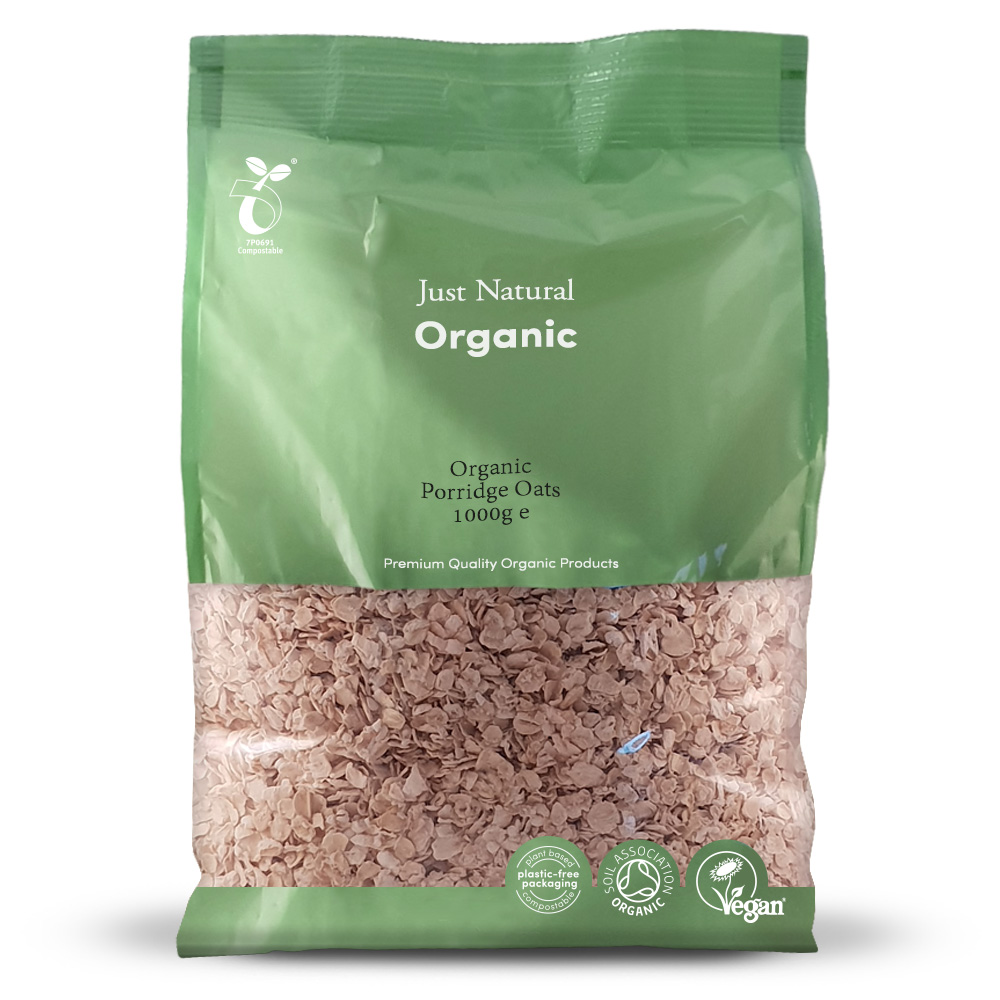 Just Natural Organic Porridge Oats 1Kg