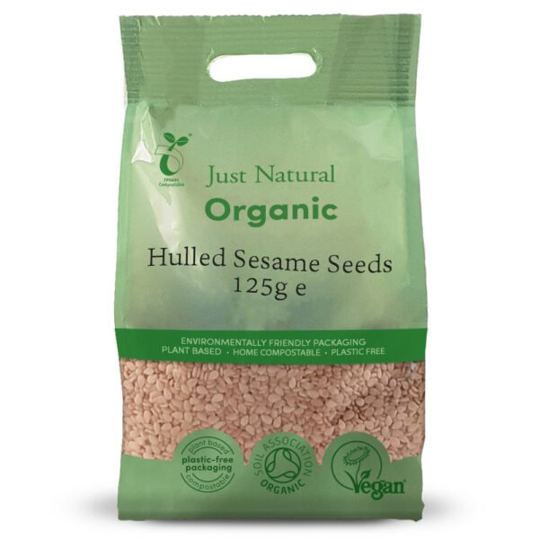 Just Natural Organic Sesame Seeds Hulled 125g