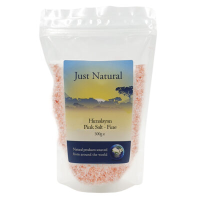 Just Natural Himalayan Rose Pink Salt - Fine