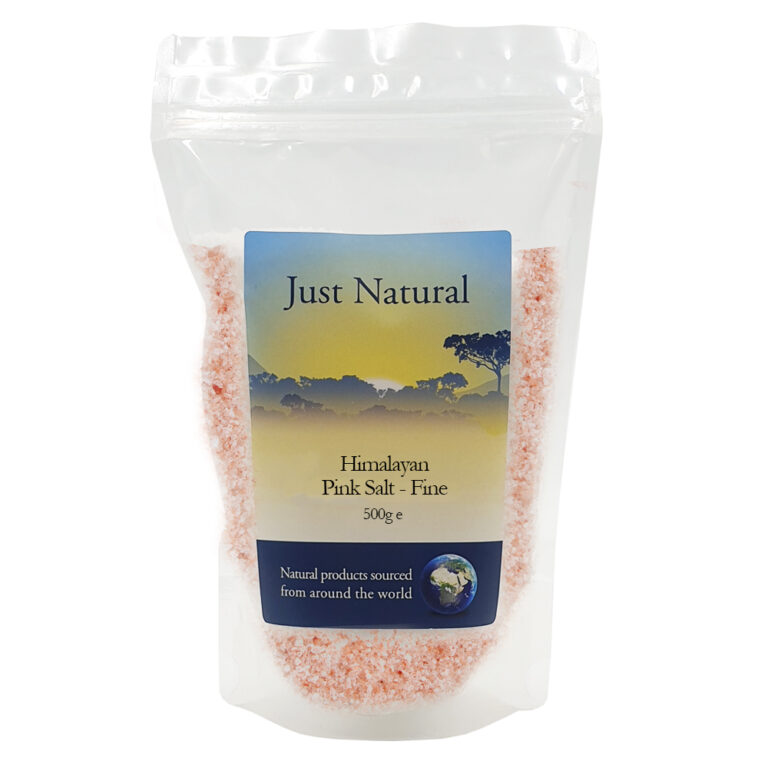Just Natural Himalayan Rose Pink Salt - Fine